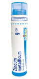 Boiron Zincum metallicum 9ch,Homeopathic medicine. Each tube contains 4 g (approximately 80 pellets)