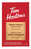 Tim Hortons French Vanilla Cappuccino Packets, French Vanilla Cappuccino, 8 Count