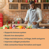 Organika Liposomal Vitamin C 500mg- High Absoprtion for Superior Bioavailability, Immunity- 60vcaps & Magnesium Bisglycinate - 200mg, High Absorption, Muscle Recovery, Heart Support, 120vcaps