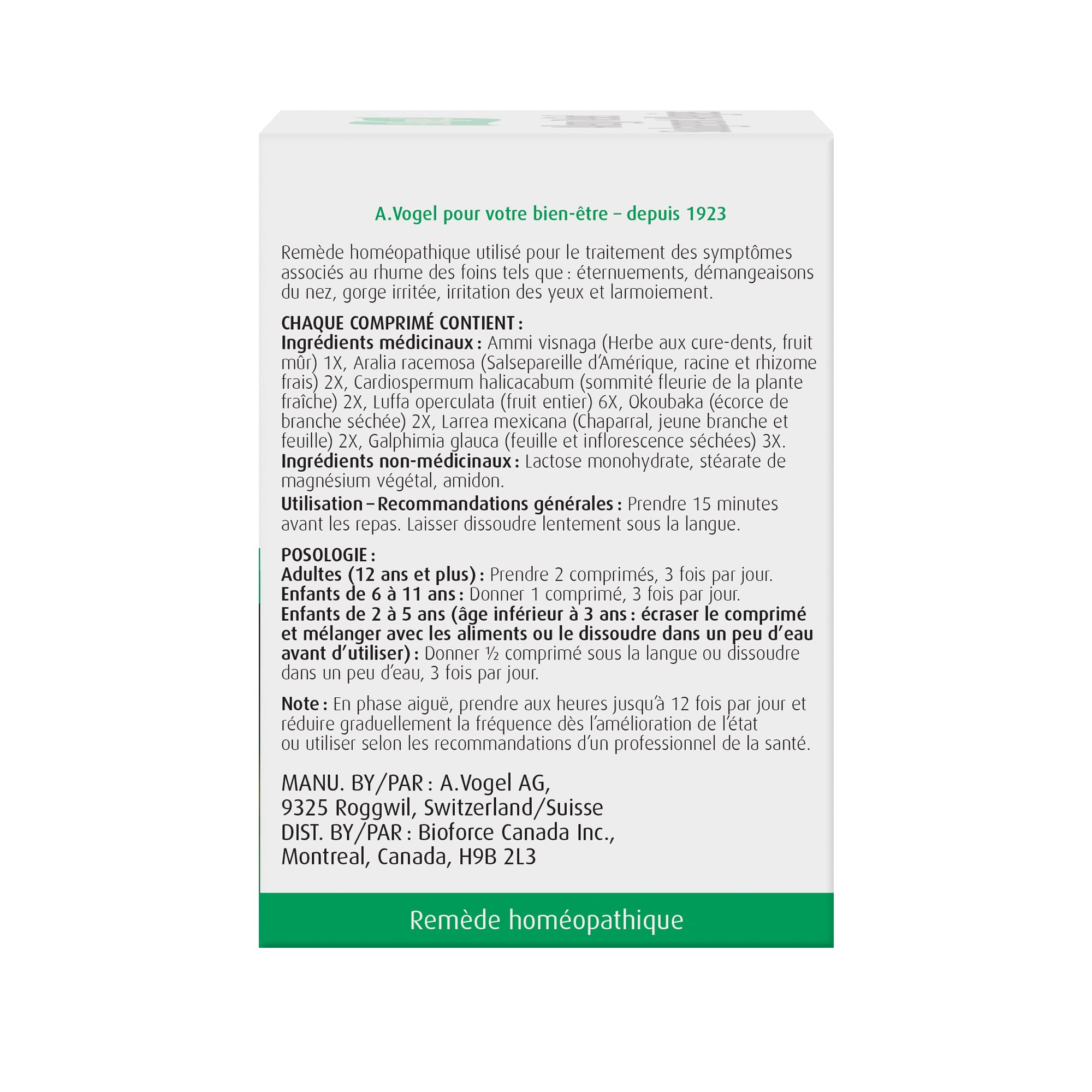 A.Vogel Allergy Relief Tablets 120 Tabs – Natural Homeopathic Allergy & Sinus Relief for Family, Non-Drowsy Fast-Acting Formula. Targets most allergy types. Sugar and gluten free. Vegan and Cruelty-free. Age 2+