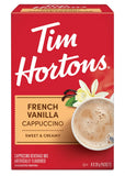 Tim Hortons French Vanilla Cappuccino Packets, French Vanilla Cappuccino, 8 Count