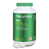 Organika MSM - Joint Support and Inflammation Relief Supplement | Supports Healthier Joints, Bones and Cartilage | Stronger Hair, Skin and Nails | Potent Antioxidant | 1,000mg of MSM - 180 vcaps