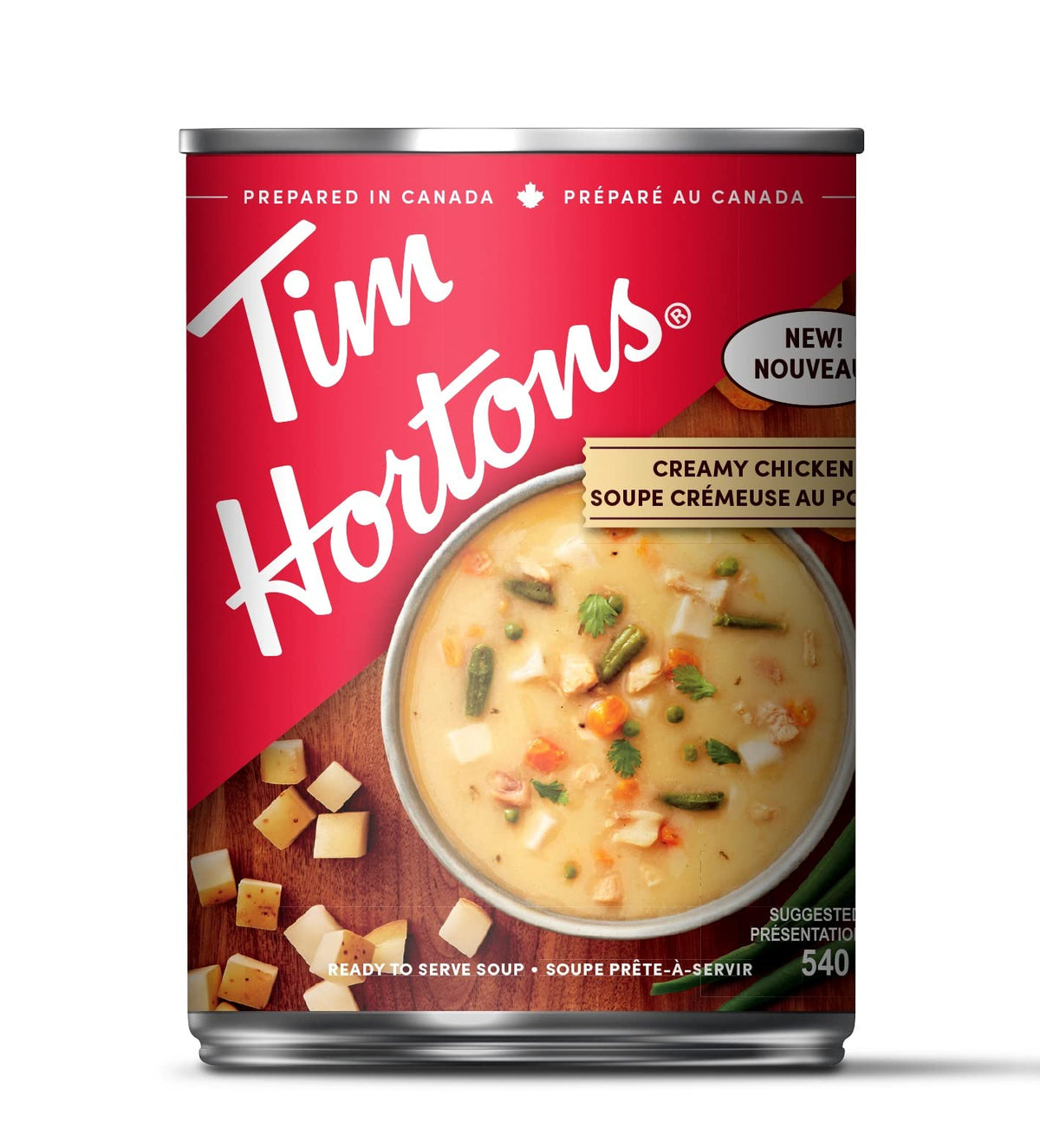 Tim Hortons Creamy Chicken Soup, Ready to Serve, 540mL Can