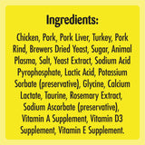TEMPTATIONS Meaty Bites Cat Treats Adult, Chicken, 42.5g Pouch (7 Pack)
