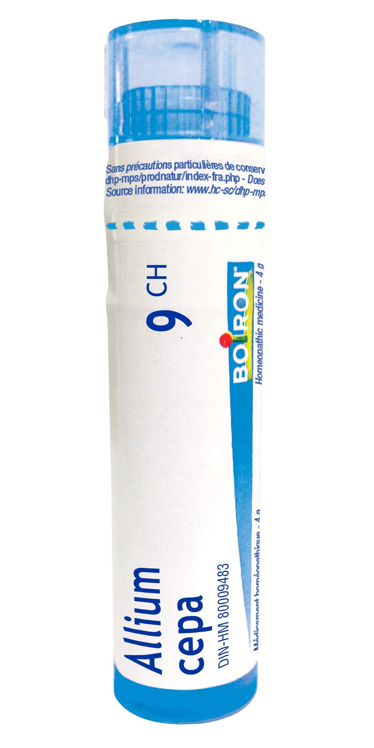 Boiron Allium cepa 9ch,Homeopathic medicine. Each tube contains 4 g (approximately 80 pellets)