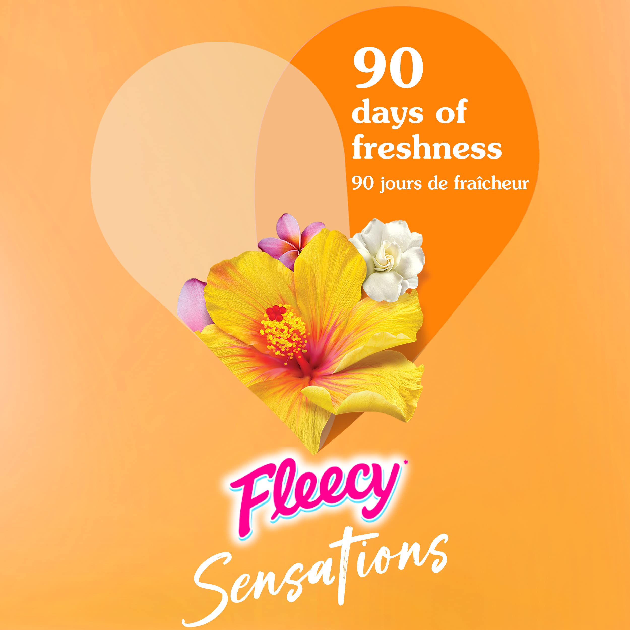 Fleecy Sensations Hawaiian Escape Liquid Fabric Conditioner, 1.36L