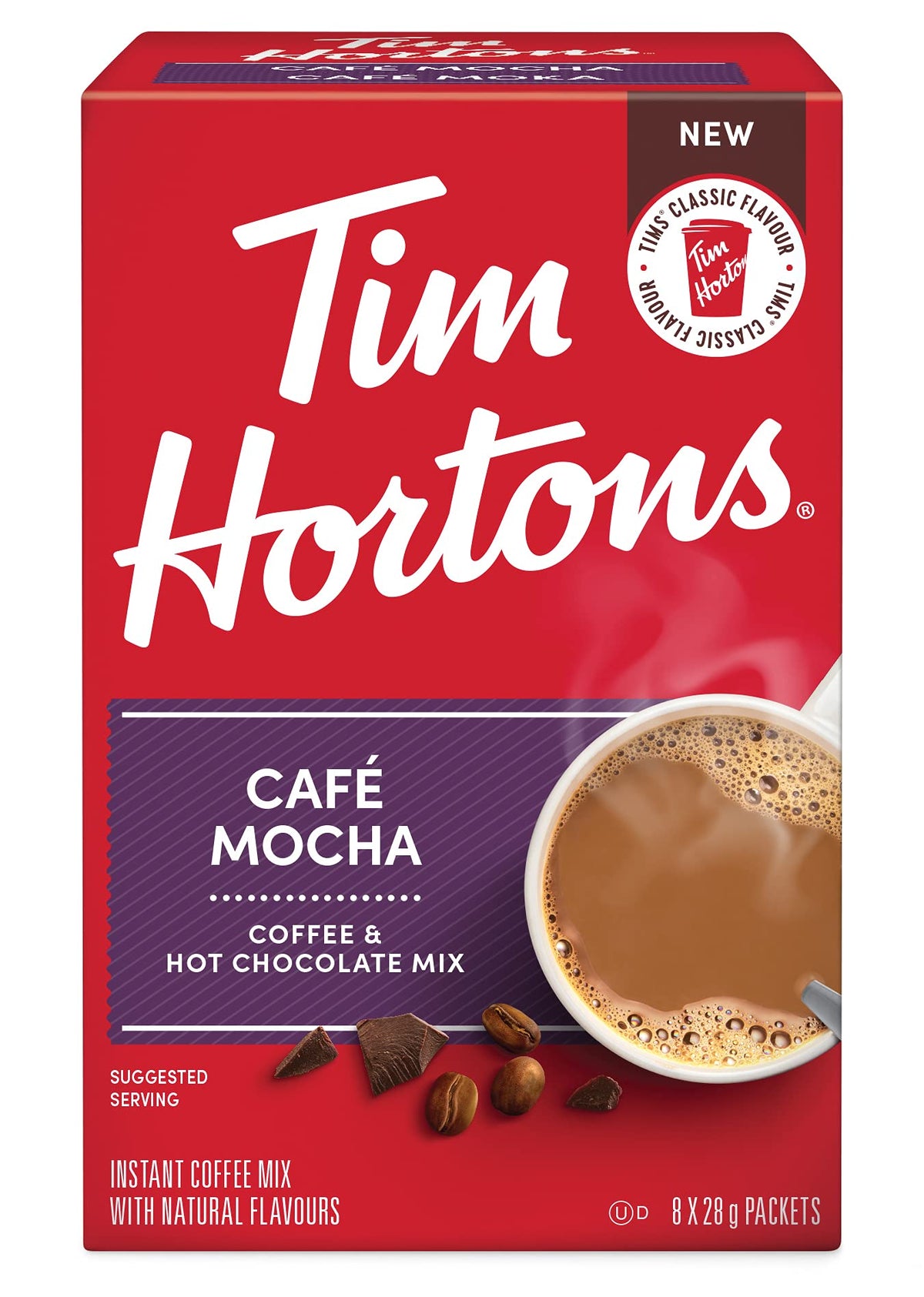 Tim Hortons Café Mocha Packets, 8 Count