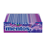 Mentos Chewy Mints, Grape - Pack of 40 Rolls (280 Pieces), 37g per roll