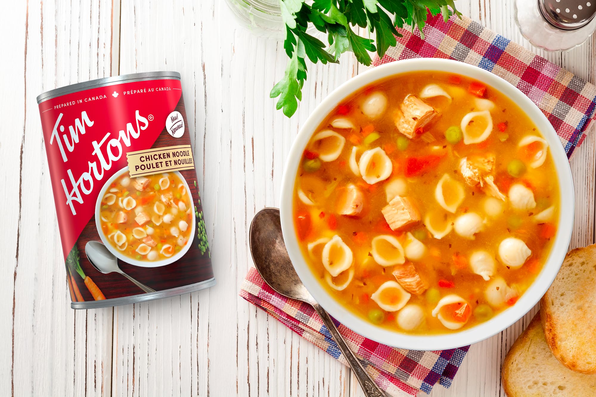 Tim Hortons Chicken Noodle Soup, Ready-to-Serve, 540mL Can