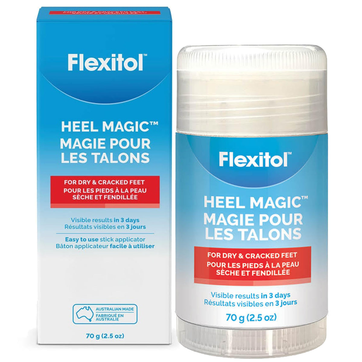Flexitol Heel Magic for Treating Cracked and Dry Heels (70g)