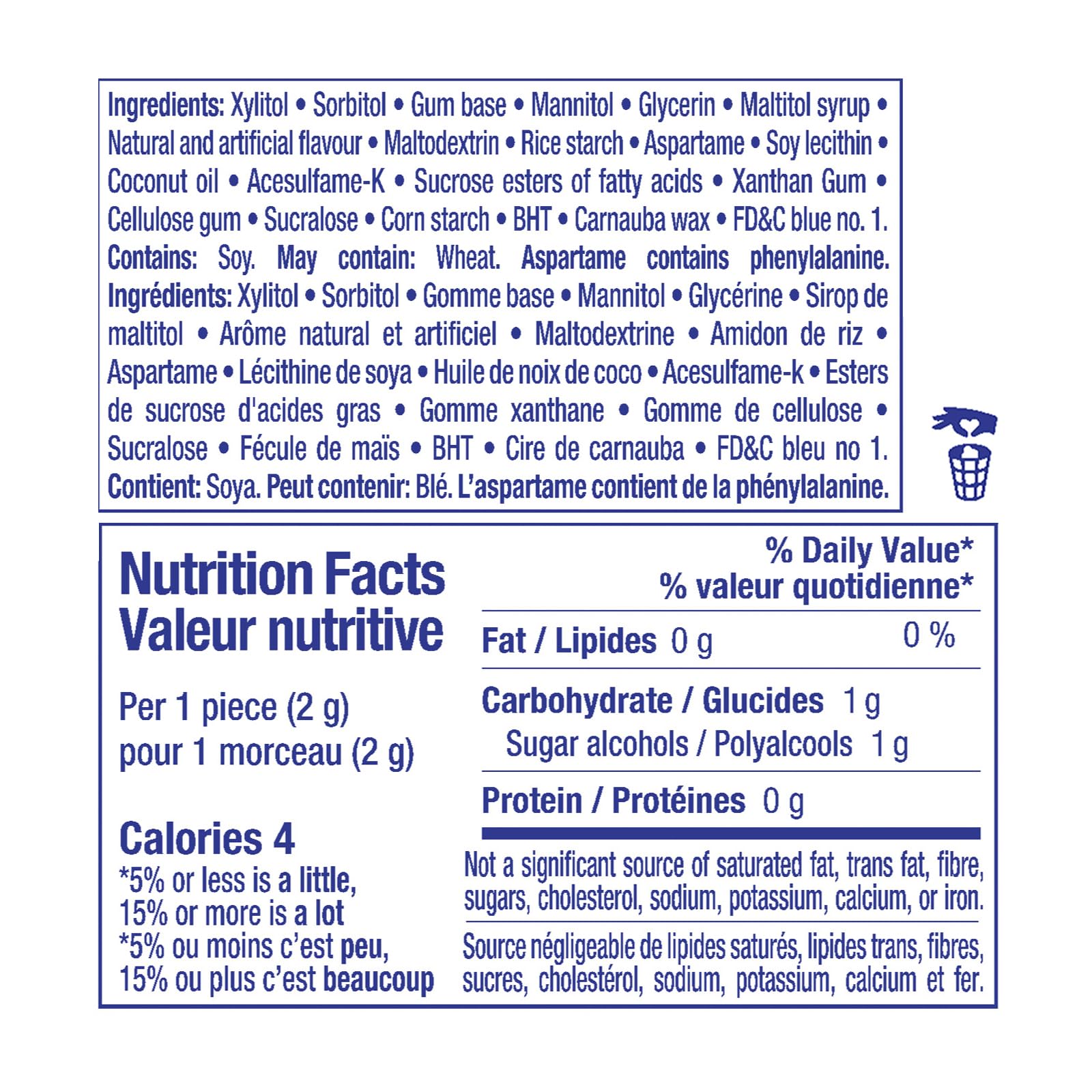 Mentos Pure Fresh, Fresh Mint Sugar-free Gum - Pack of 6 Bottles (300 Pieces)