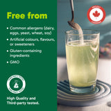 Organika Canadian-Made Belli Bliss Fibre + Glucose | High Fibre Blend, Chromium for Glucose-Balancing | Supports Digestive Health, Constipation Relief, Weight Control - Lemonade, 30 x 6g sachets