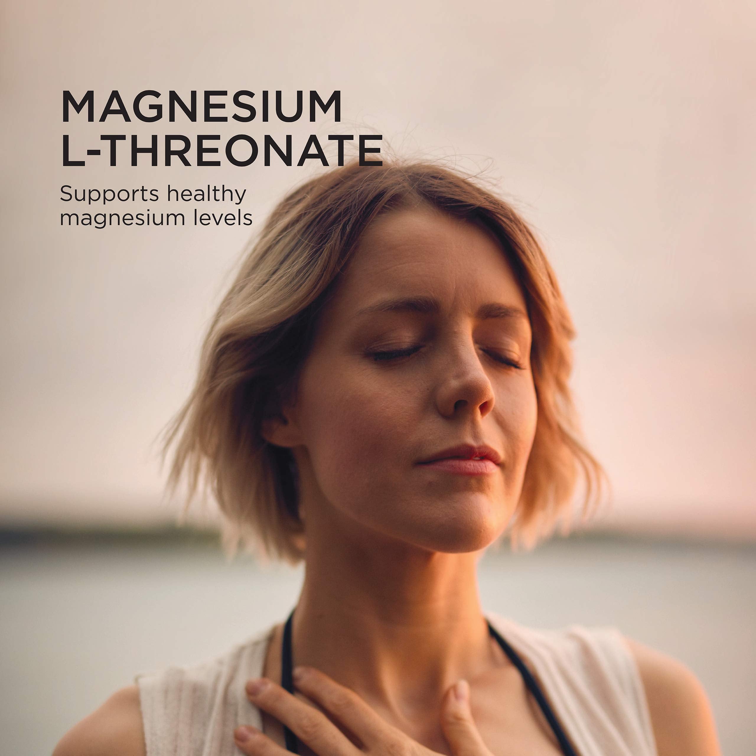 Organika Magnesium L-Threonate- High Absorption to Boost Magnesium Levels- 90vcaps & NAC (N-Acetyl-L-Cysteine) 500mg- Supports Antioxidant Glutathione Levels