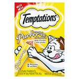 Temptations Creamy Puree Adult Lickable Cat Treats, Chicken Multi Pack, 16 Pouches, 192g