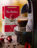 Tim Hortons Bright Espresso Capsules, Nespresso Original Line Compatible Capsules, 10 Count (Pack of 2)