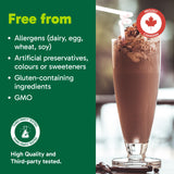 Organika All-in-One Plant Protein Powder – Chocolate – 22g Protein, 15 Vitamins & Minerals, 5 Billion CFU Probiotics, 1g Prebiotic Fibre, 0g Sugar – Complete Nutrient Source, Easy to Digest – 640g