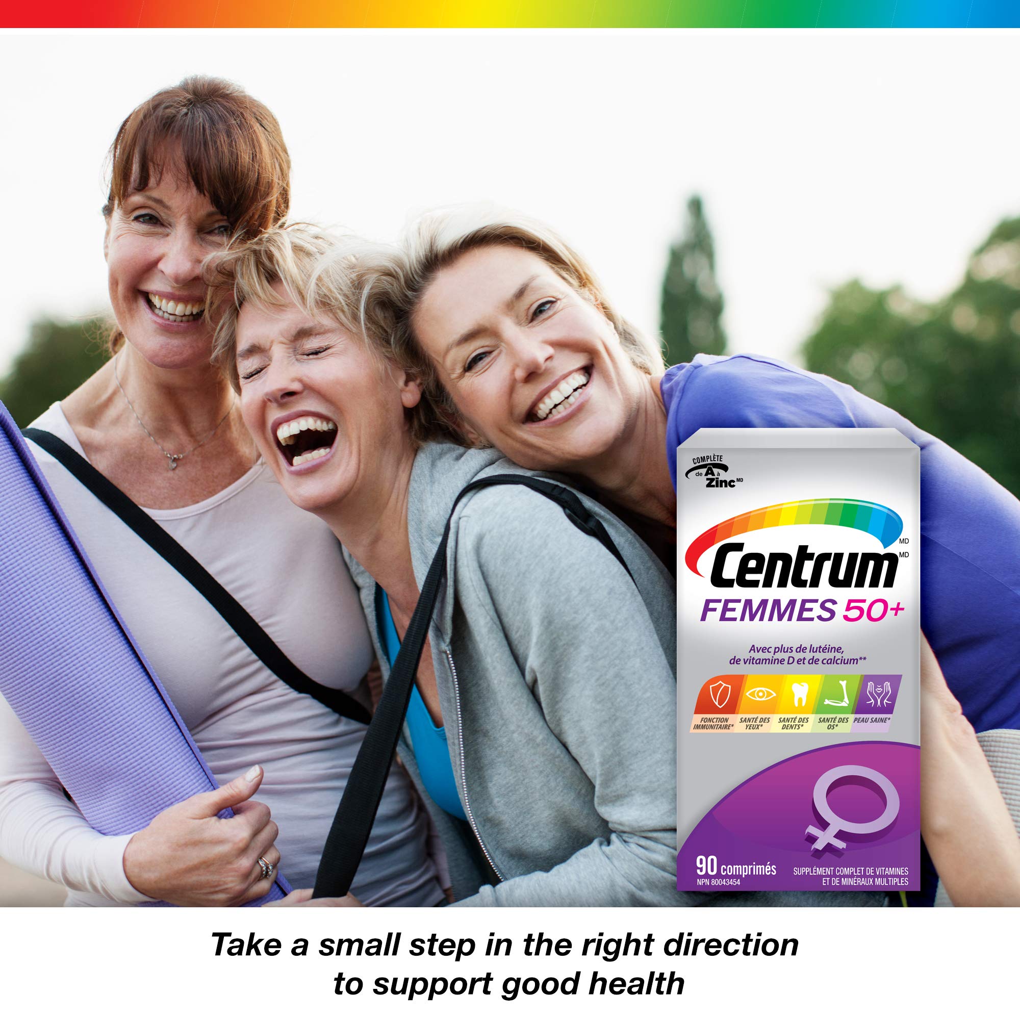 Centrum Women 50 Plus Multivitamins/Minerals Supplement for Women 50+, 90 Tablets (Packaging May Vary) (Pack of 2)