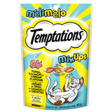 TEMPTATIONS Mix-Ups Cat Treats, Tuna & Salmon & Shrimp, 85g Pouch (12 Pack)