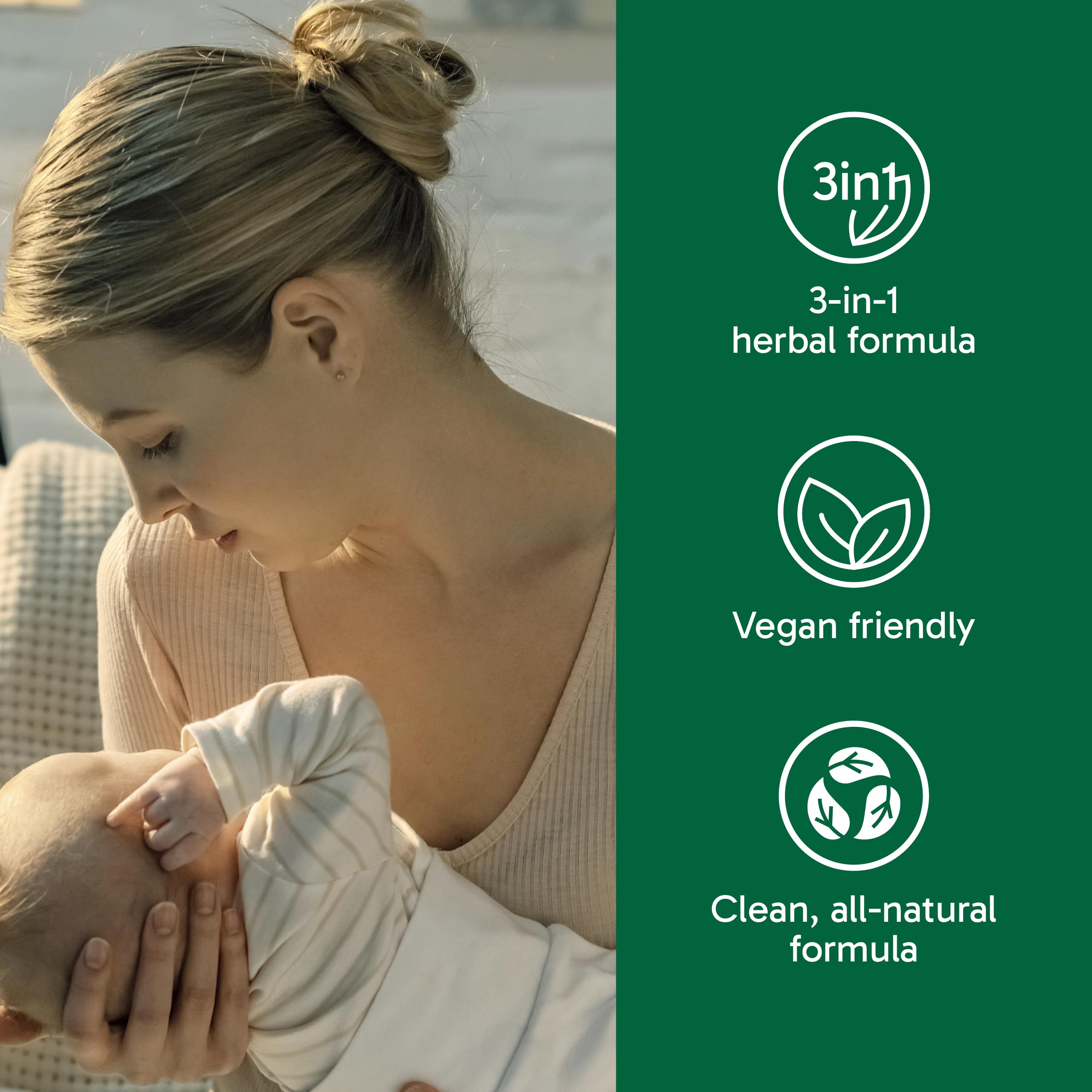 Organika Canadian-Made Ma's Milk- Supports Breast Milk Production- Contains Blessed Thistle, Fenugreek, and Moringa- 120 vcaps