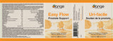 Orange Naturals - Easy Flow Prostate Support with Saw Palmetto & Maca, 120 Caps 30-Day Supply - Prostate Bladder Supplement - Helps Relief Weak Urine Flow, Incomplete Voiding, and Frequent Urination