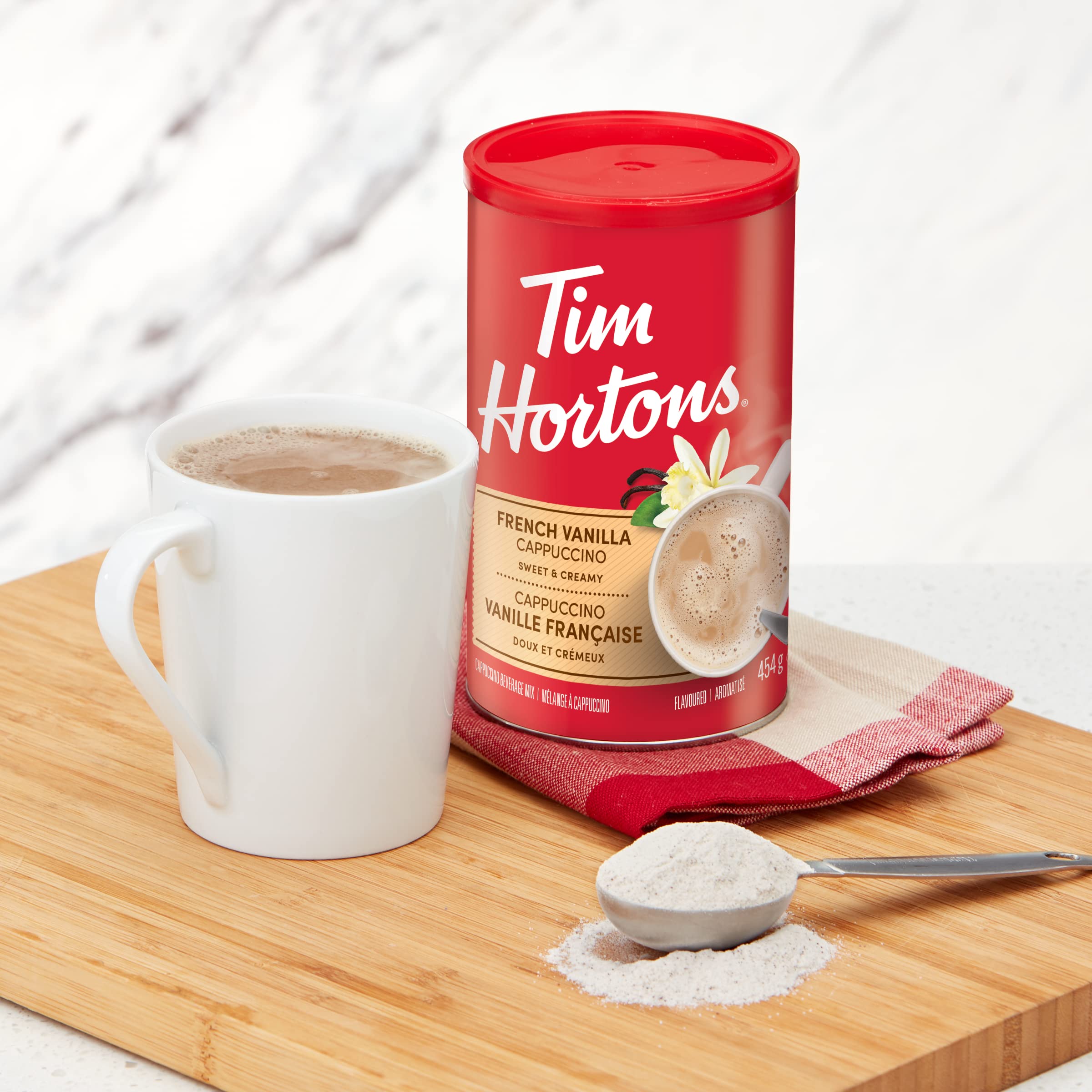 Tim Horton's Instant Cappuccino, French Vanilla, 454 grams