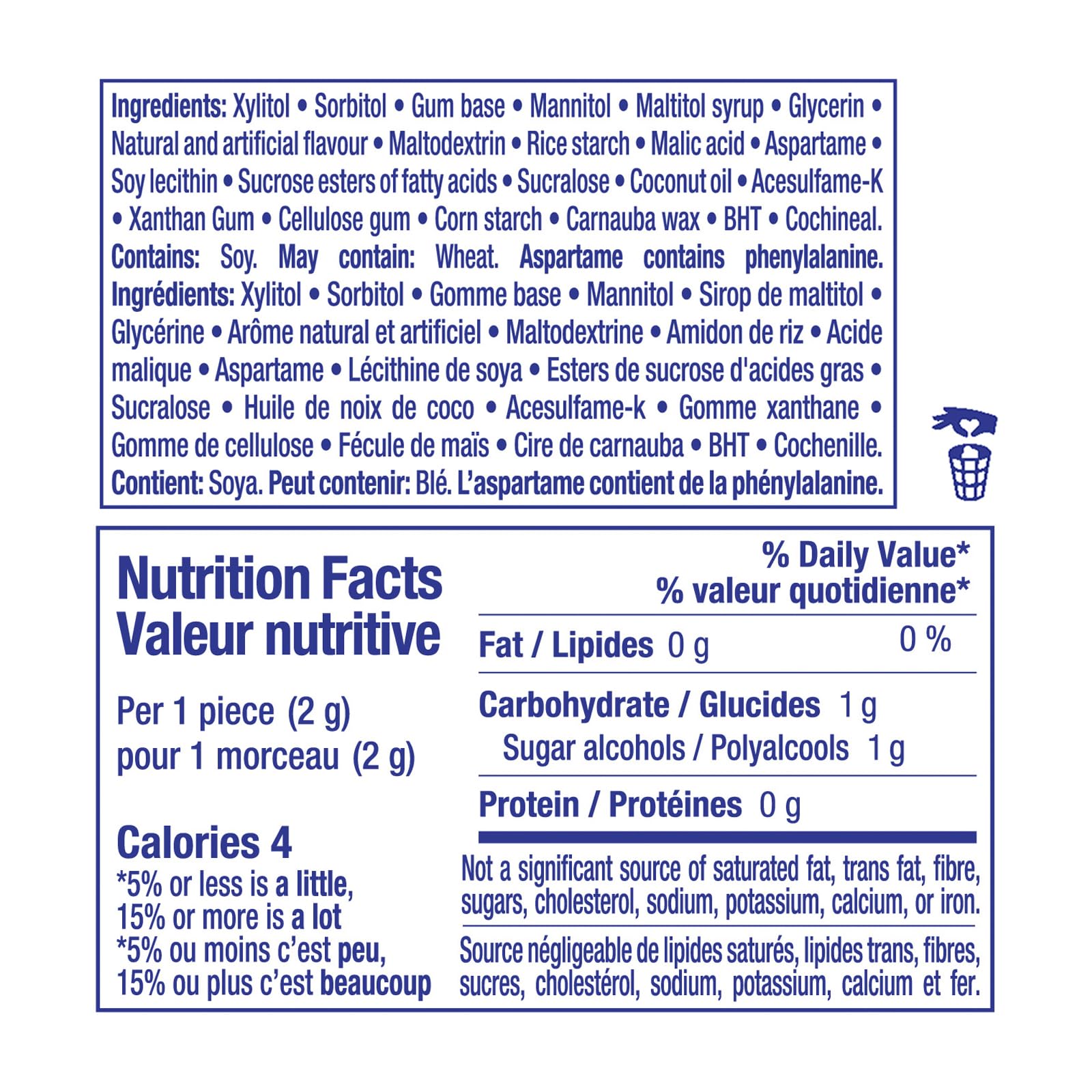 Mentos Pure Fresh, Bubble Fresh Sugar-free Gum - Pack of 6 Bottles (300 Pieces)
