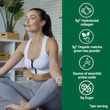 Organika Enhanced Collagen Vitality with Organic Matcha Powder- Sustained Energy and Antioxidant Collagen- 250g