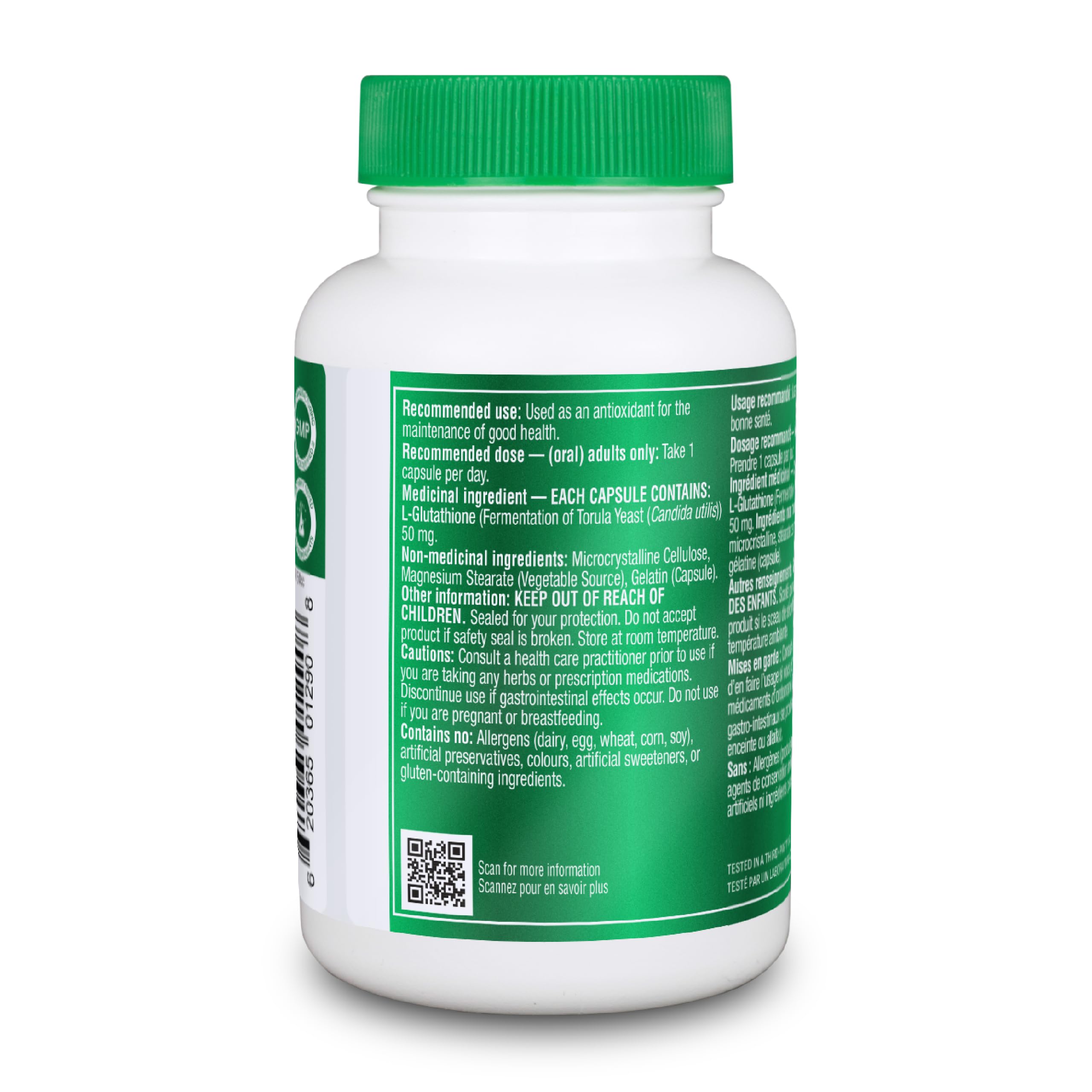 Organika L-Glutathione (Reduced) 50 Caps