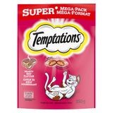 TEMPTATIONS Cat Treats, Hearty Beef Flavour, 350g Pouch