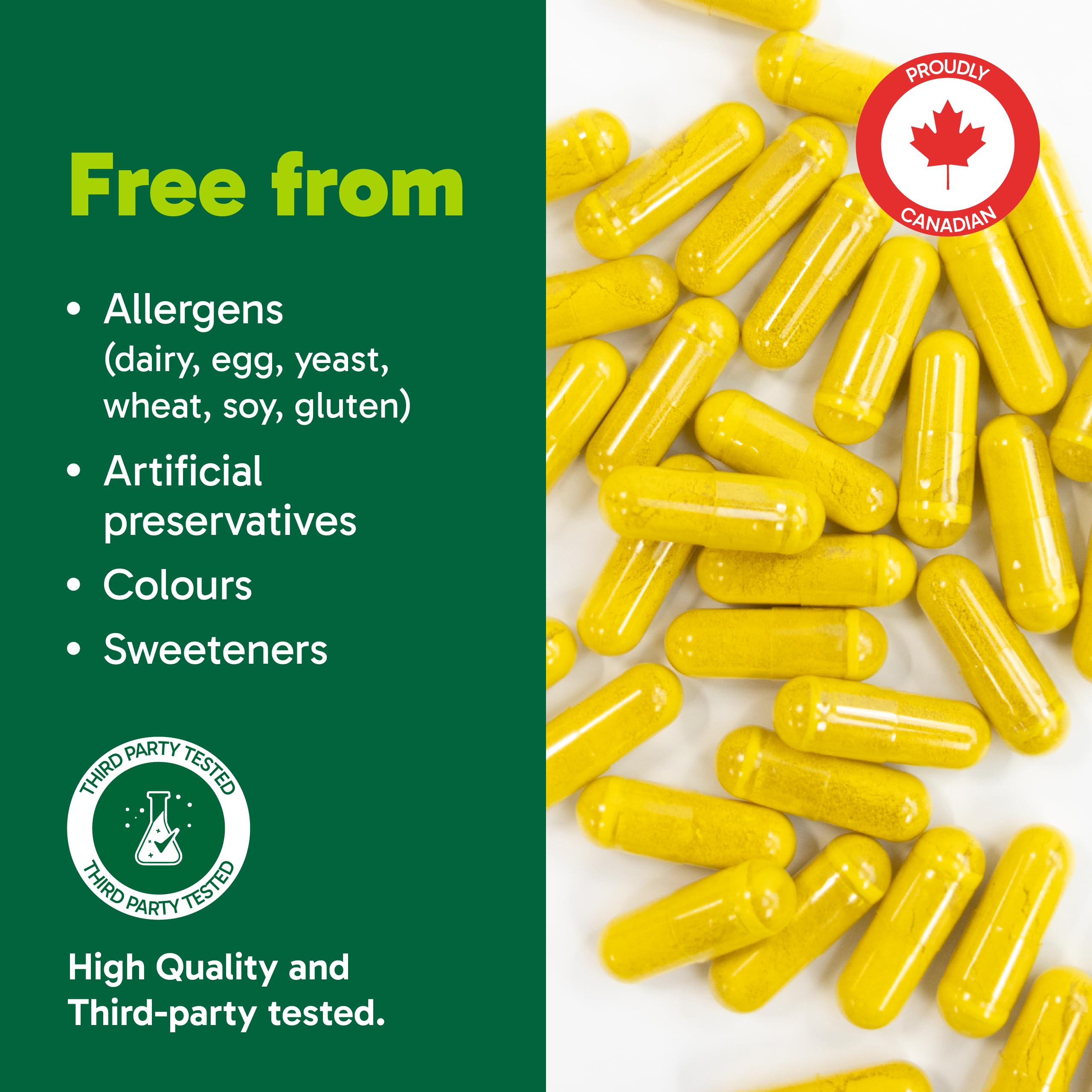 Organika Berberine - High Potency 1000mg per Day, Cholesterol and Glucose Metabolism Support, Helps Maintain Cardiovascular Health - 60vcaps