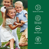 Organika Kids Iron Gummies Black Currant Flavour- Essential Iron Support to Help Form Red Blood Cells, and Aid in Growth and Development- 90 gummies