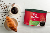 Tim Hortons Decaf, Fine Grind Coffee, Medium Roast, 640g Can (Pack of 2)
