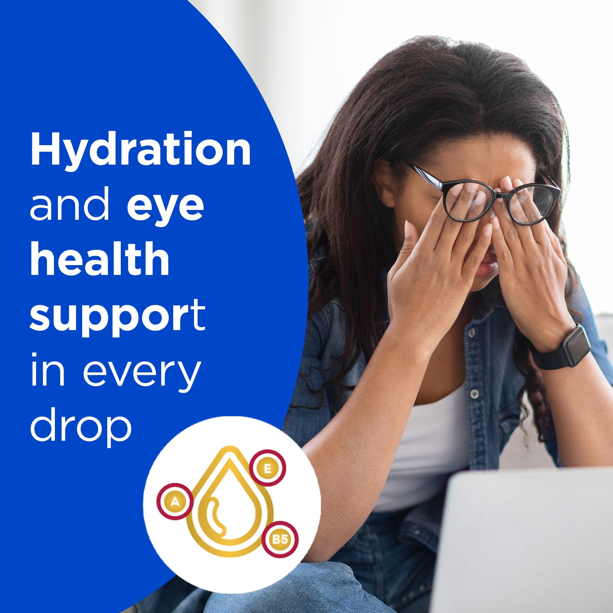 hydraSense VitaPro Eye Drops, For Dry Eyes, Preservative Free, Hydration + Eye Health Support, 10ml