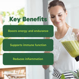 Organika Canadian-Made Certified Organic Spirulina Powder- Superfood, 3rd Party Tested, Pristine Sourcing, Vegan- 500g