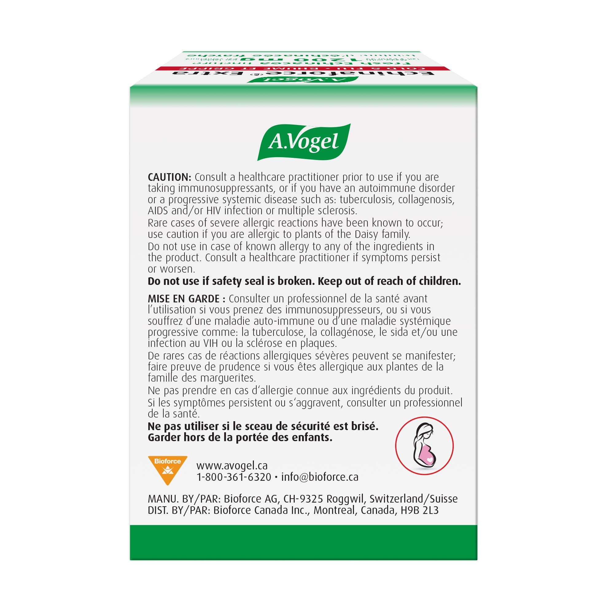 A.Vogel Echinaforce Extra Strength Echinacea Tablets | 1200 mg of Fresh Organic Echinacea Tincture per Tab | Relieves Cold & Flu Symptoms by Strengthening the Immune System | 30 Tablets