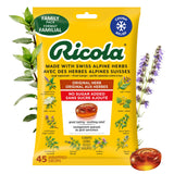 Ricola Original Herb Cough Drops with Menthol - Cough and Sore Throat Relief - 45 Count - Herbal Throat Lozenges
