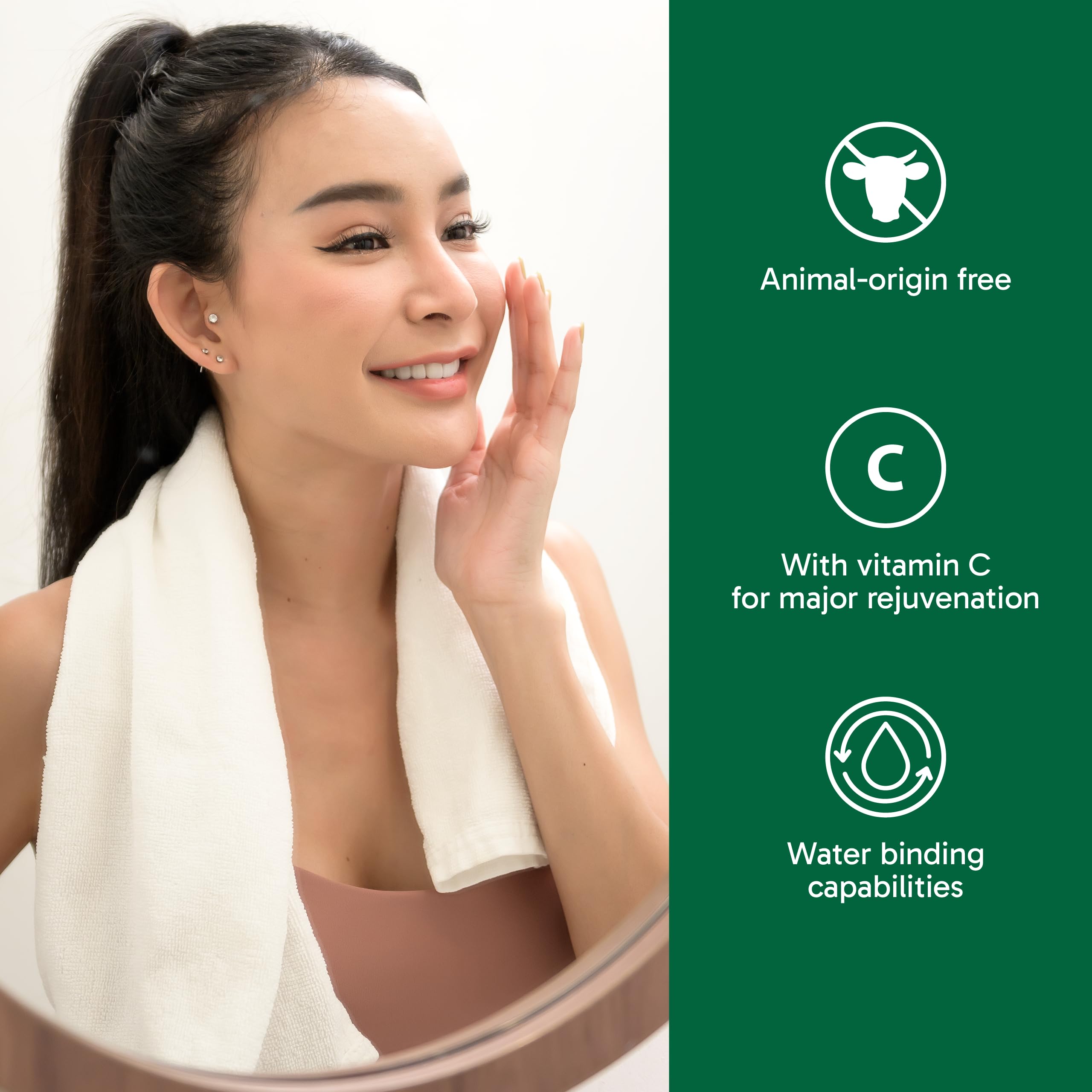 Organika Canadian-Made Hyaluronic Acid With Vitamin C 90 Vcaps
