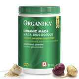 Organika Maca Certified Organic Powder- Gelatinized for High Bioavialability, Hormone Balance, Adaptogen to Help with Stress and Energy- 400g