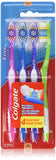 Colgate Soft Toothbrush Value 4 Pack - Extra Clean with Circular Power Soft Bristles, Grip Handle, 4 Toothbrushes, Multicoloured