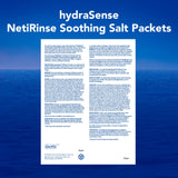 hydraSense NetiRinse Refill Salt Packets, Universal Pre-Measured Self-Mix Packets, Reduces and Relieves Nasal Cold Symptoms, 60 Count