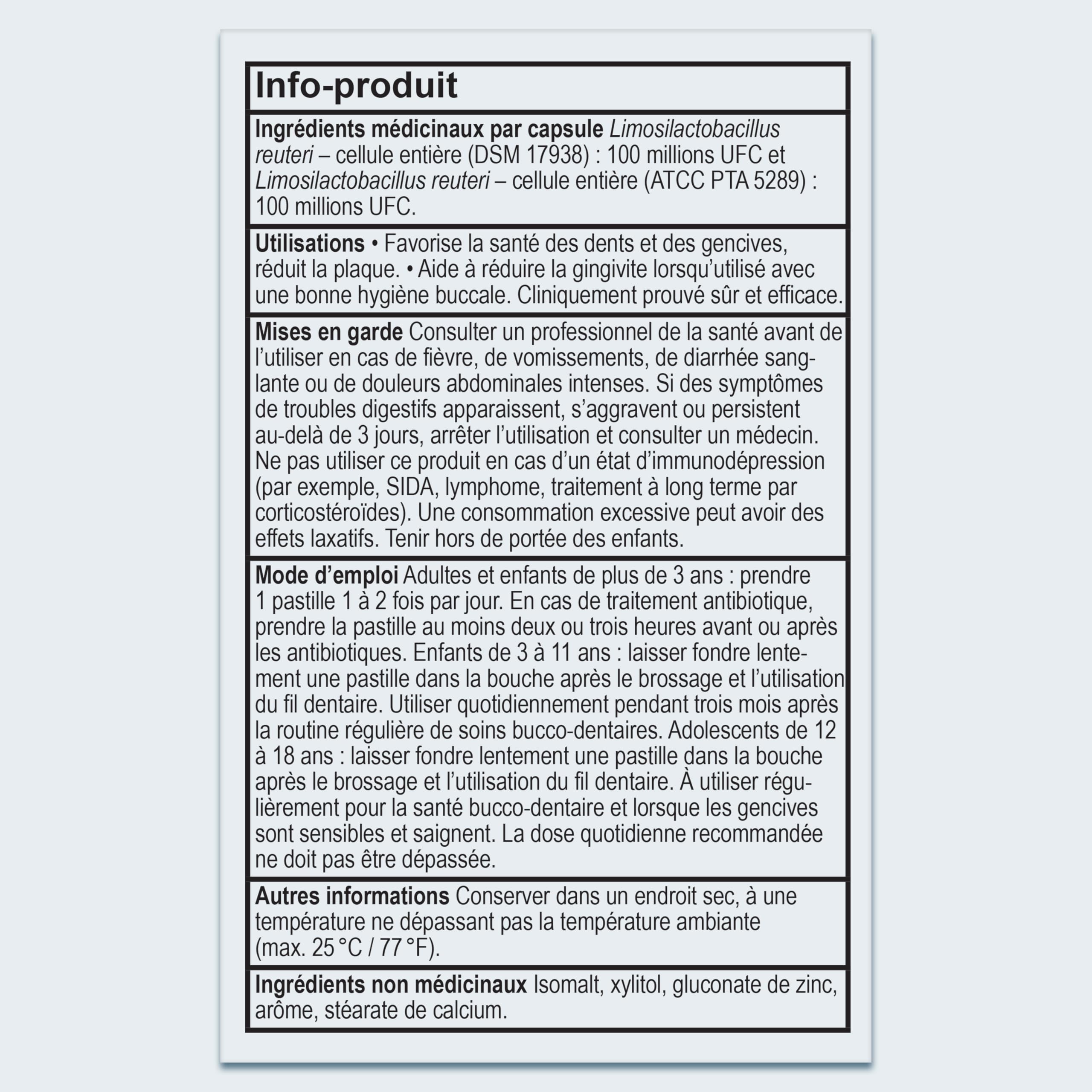 Prodentis Fresh Breath + Zinc | Fights Bad Breath | Dental Oral Probiotic Lozenges | for Adults | Clinically Proven Dental Probiotics | Promotes Good Oral Health & Gut Health Too | 30 Fresh Mint-Flavored Lozenges