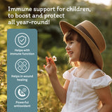 Organika Canadian-Made Kids Liquid Zinc with Vitamin C- Sweet Orange Flavour- Immune Function Support 100ml