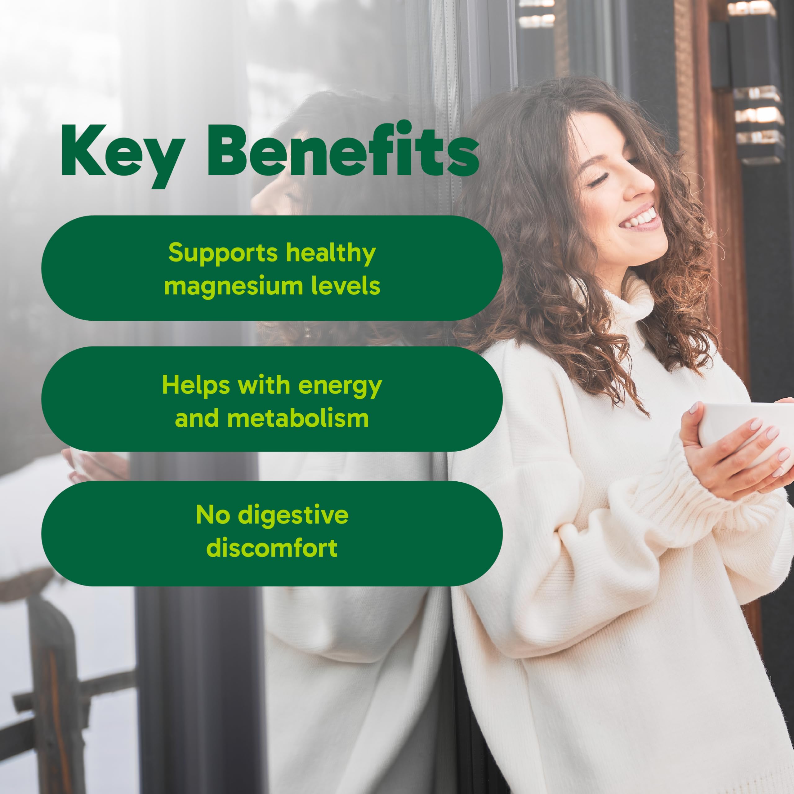 Organika Magnesium L-Threonate- High Absorption to Boost Magnesium Levels- 90vcaps
