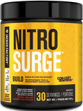 Nitrosurge Build Pre Workout - PreWorkout Powder w/Con-Cret Creatine HCL, Beta Alanine, & L-Citrulline for Increased Energy, Focus, & Muscle Growth - 30 Servings, Cherry Limeade