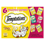 TEMPTATIONS Cat Treats, Assorted Variety Pack, 510g (6x85g Pack)
