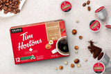 Tim Hortons Hazelnut Flavoured Coffee, Single Serve Keurig K-Cup Pods, Medium Roast, 12 Count