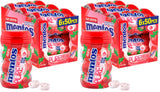 Mentos Pure Fresh, Strawberry Sugar-free Gum - Pack of 12 Bottles (300 Pieces)
