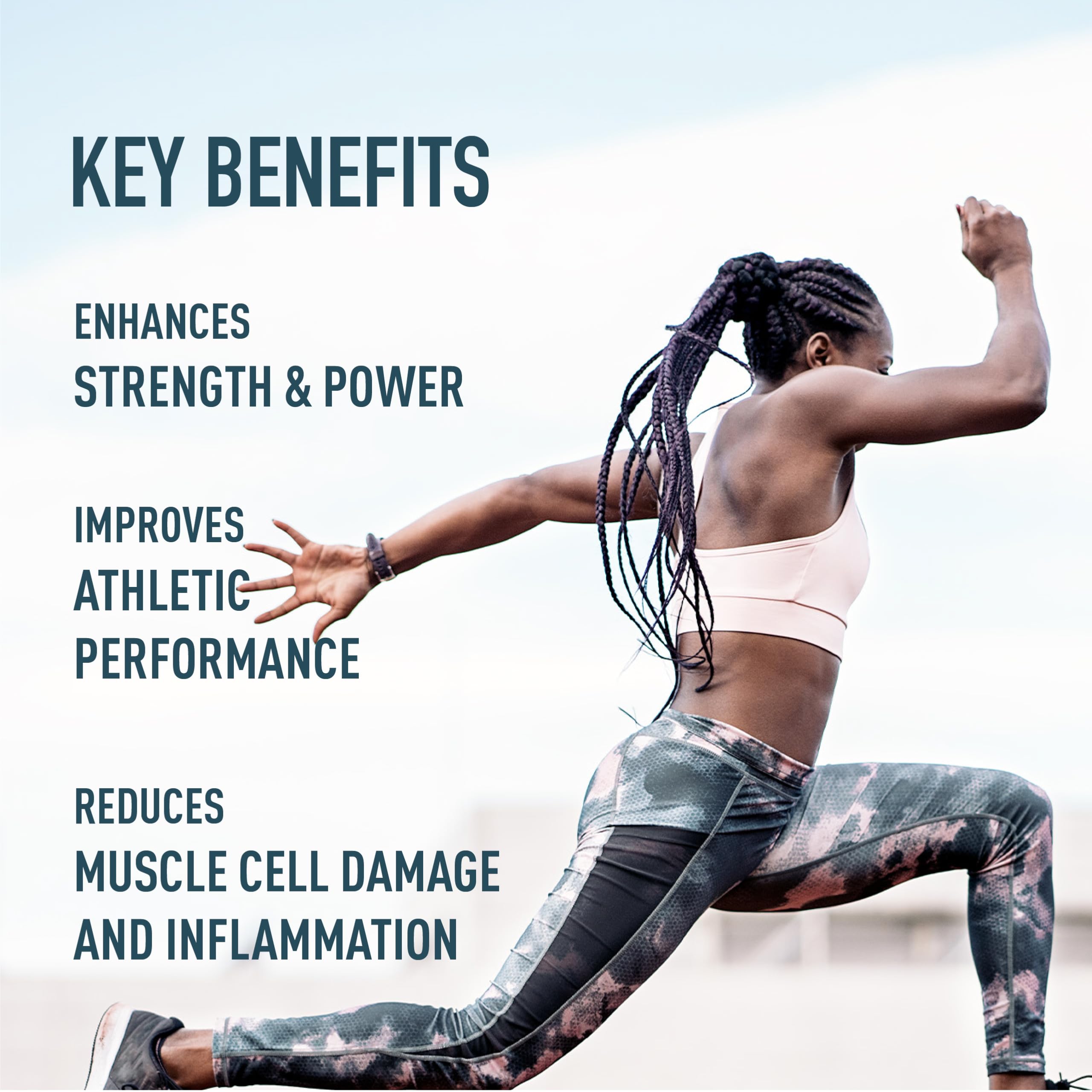 Organika Canadian-Made Creatine Capsules- Pure Micronized Creatine Monohydrate - Helps Build Lean Muscle, Improve Recovery and Performance for Men and Women- 300vcaps