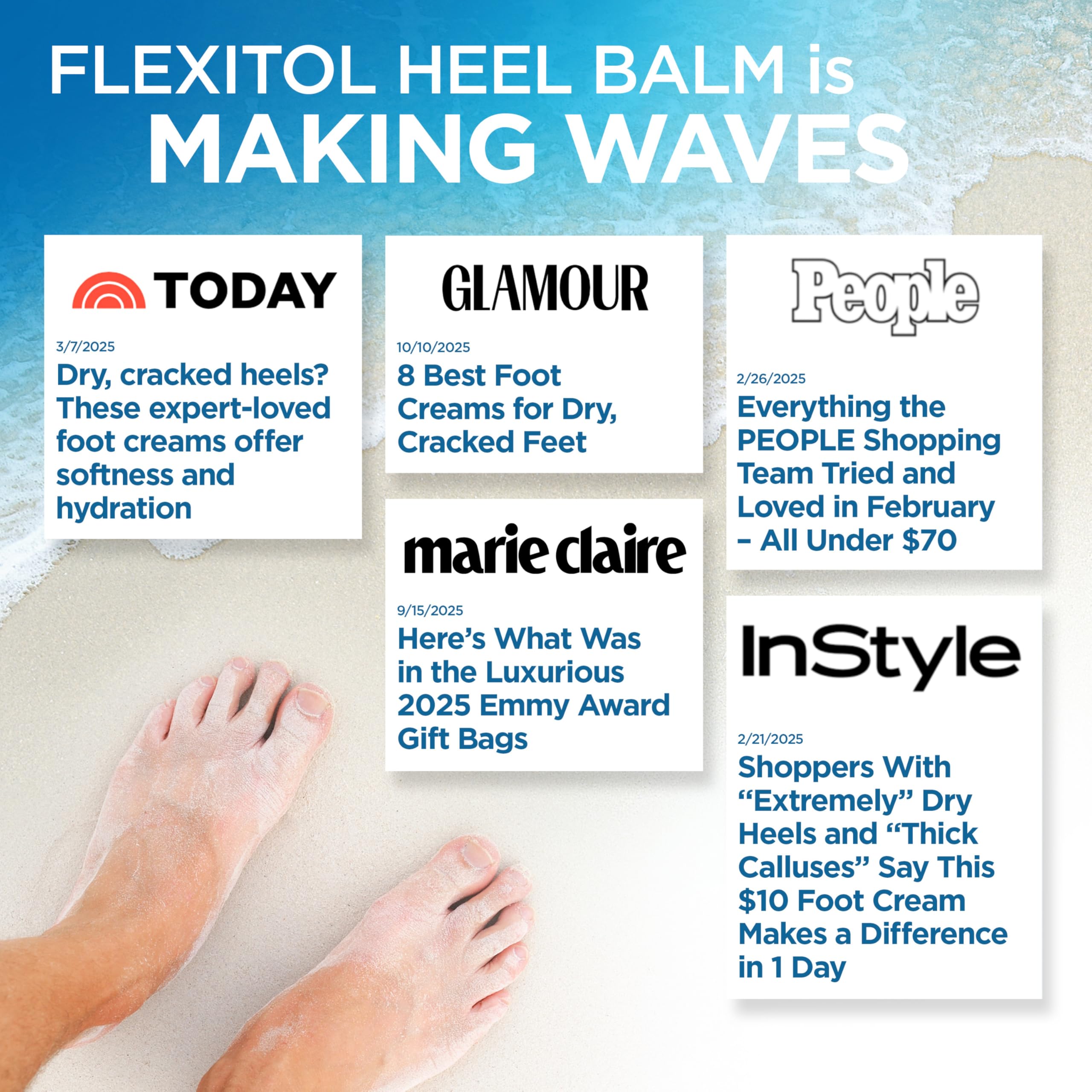 Flexitol Heel Balm Tube, 4 Oz