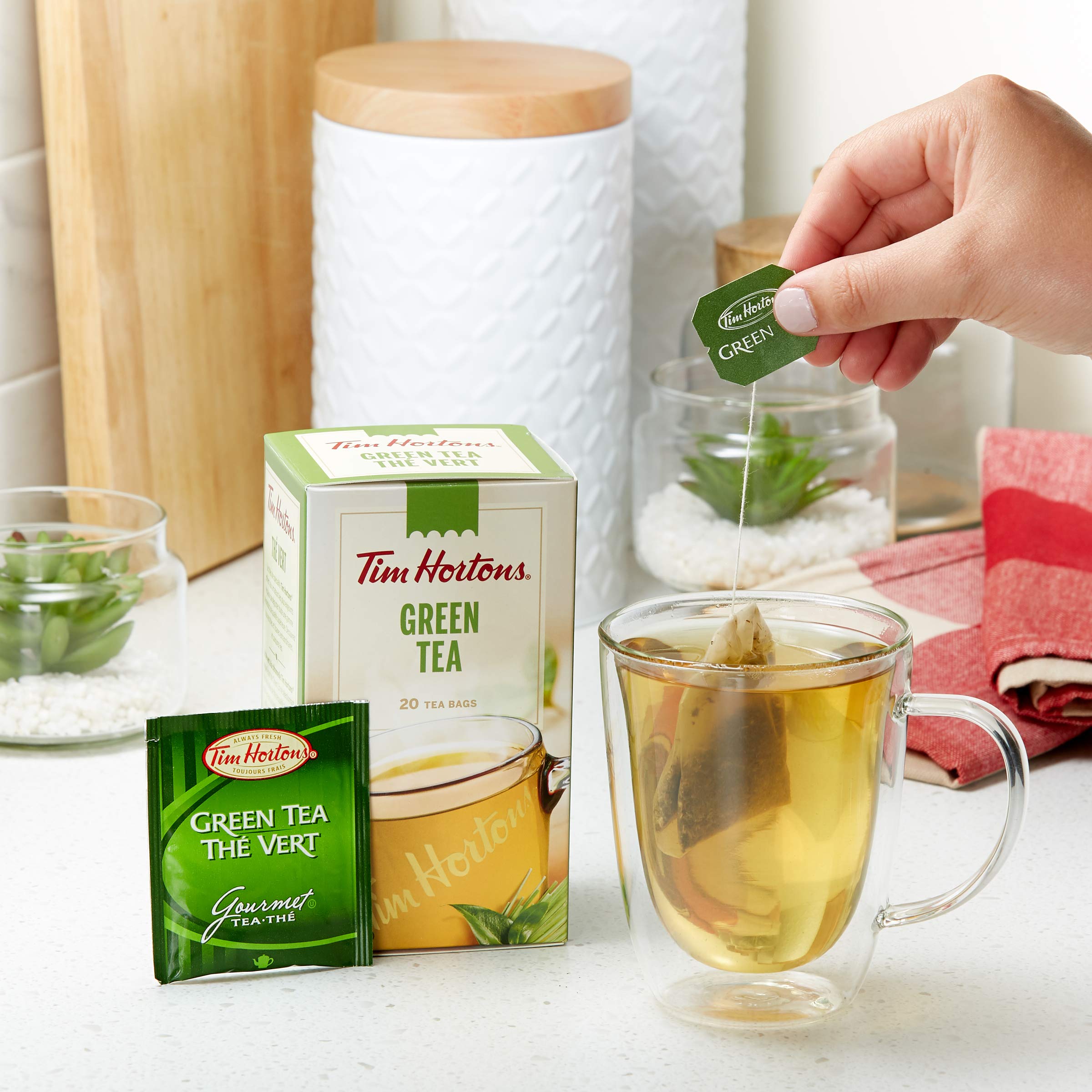 Tim Hortons Green Tea Bags, 20 Count
